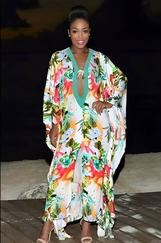 Signature Ichi Floral Kaftan