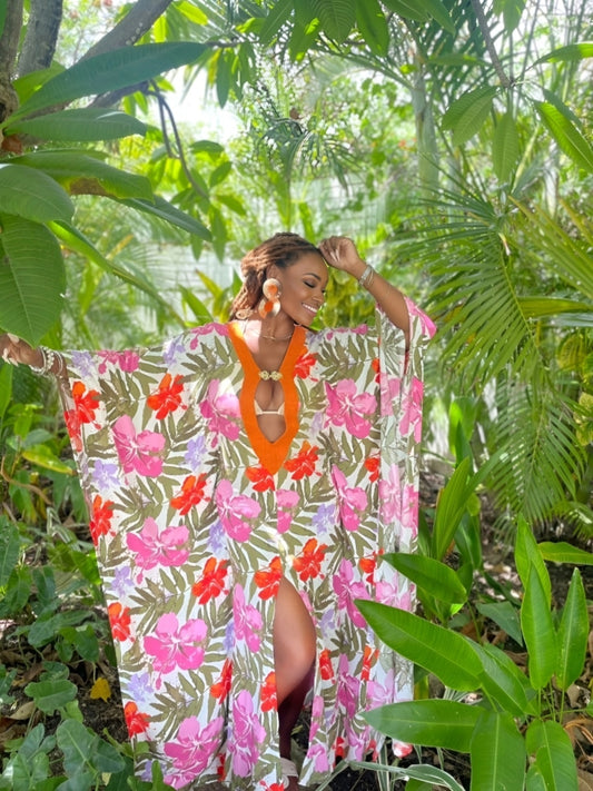 Signature Ichi Floral Kaftan
